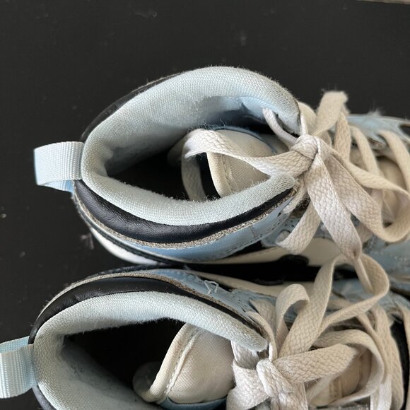 Nike Kids Air Jordan 1 Mid Ice Shoes Sneakers Size 13C Style 640737-401 - Picture 10 of 11